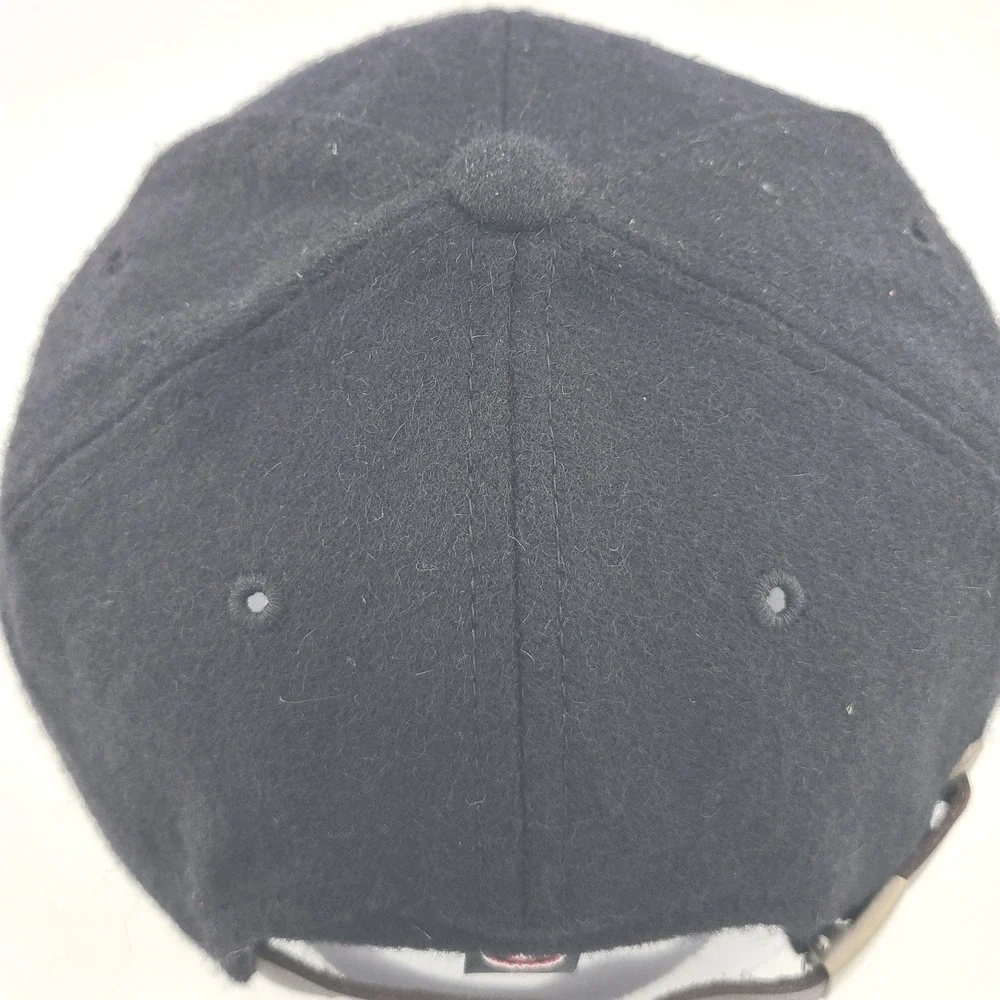 Colosseum Tennessee Volunteers Cap Mens Black Wool Chenille Leather Strap Hat